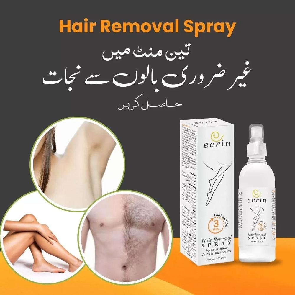 Hair Removal Spray 150ml For Men Women Legs Arms Underarms