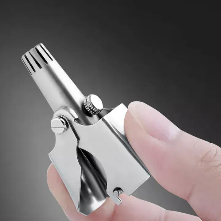 Silver Stainless Steel Nose & Ear Hair Trimmer Unisex