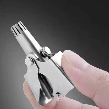 Silver Stainless Steel Nose & Ear Hair Trimmer Unisex