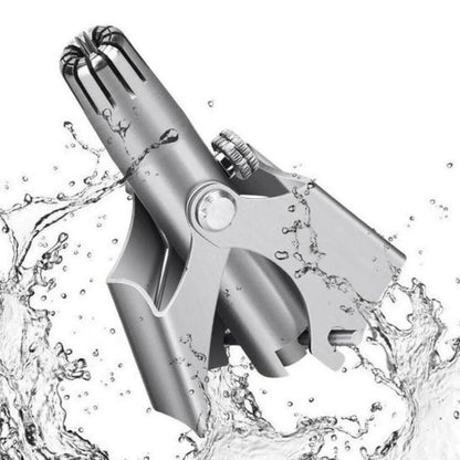 Silver Stainless Steel Nose & Ear Hair Trimmer Unisex