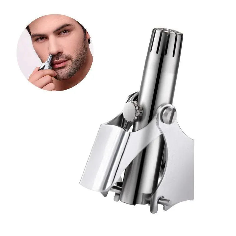 Silver Stainless Steel Nose & Ear Hair Trimmer Unisex