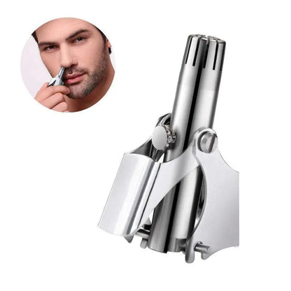 Silver Stainless Steel Nose & Ear Hair Trimmer Unisex