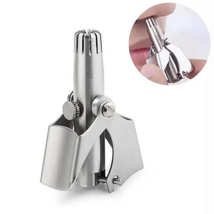 Silver Stainless Steel Nose & Ear Hair Trimmer Unisex